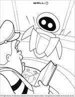 WALL E coloring