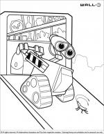 WALL E coloring