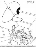 WALL E coloring