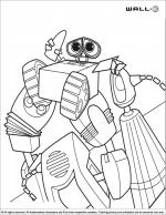 WALL E coloring