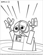 WALL E coloring