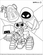 WALL E coloring