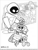 WALL E coloring