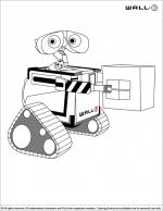 WALL E coloring