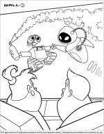 WALL E coloring