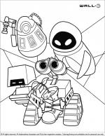 WALL E coloring