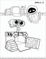 WALL E coloring