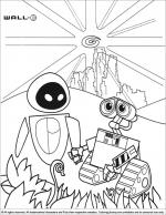 WALL E coloring