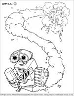 WALL E coloring