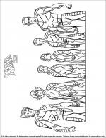 X men coloring