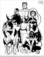 X men coloring