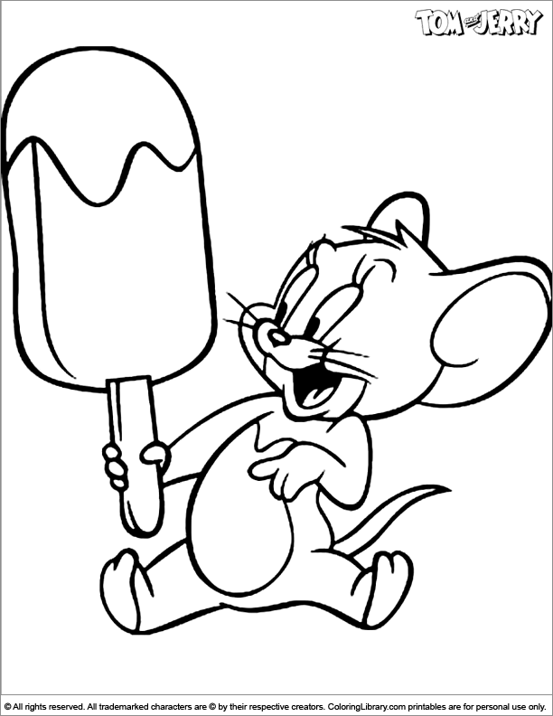 Tom and Jerry coloring book printable