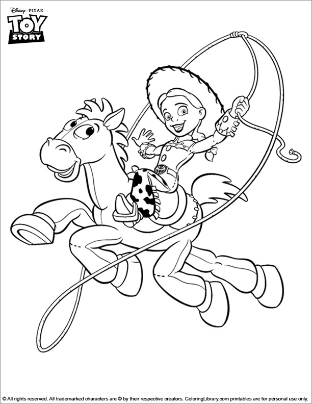 Toy Story coloring page for children