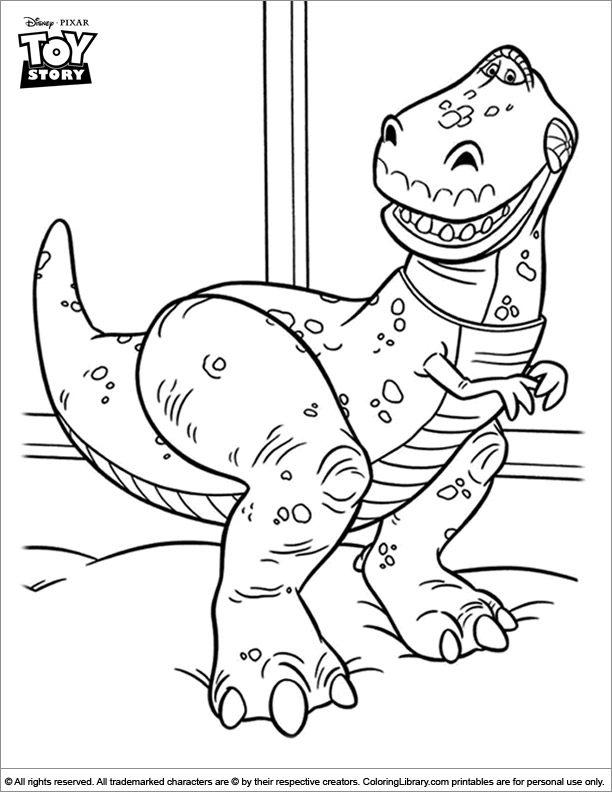 Toy Story coloring page free
