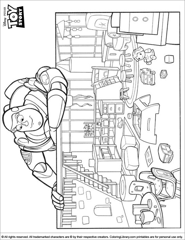 Toy Story free coloring