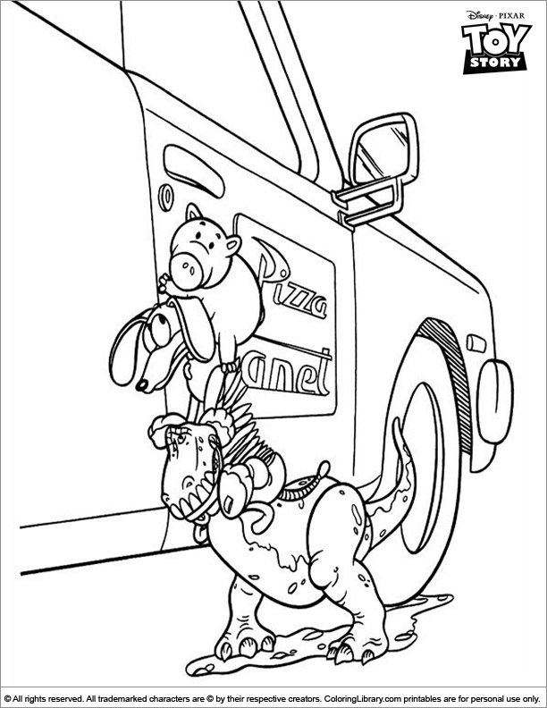 Toy Story coloring book