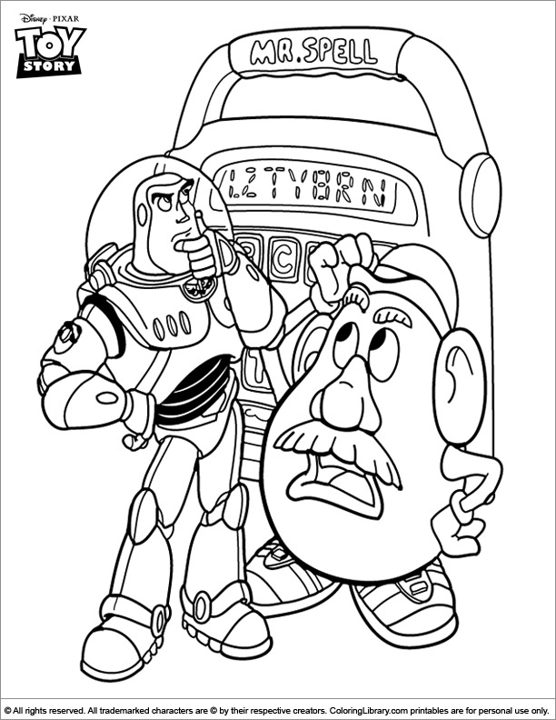 Cool Toy Story coloring page