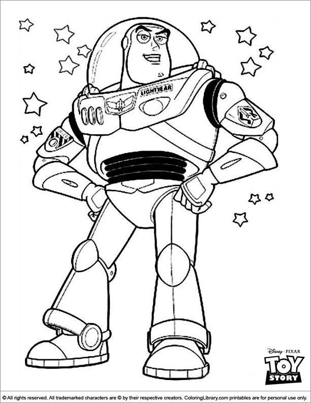 Toy Story coloring for kids