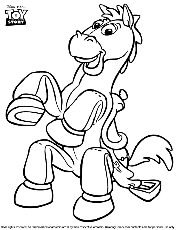 Toy Story coloring page to print