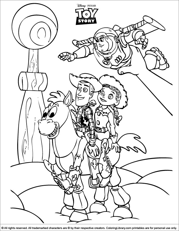 Toy Story online coloring page