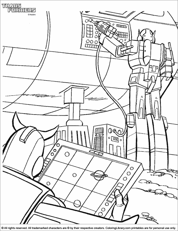  coloring book page for kids