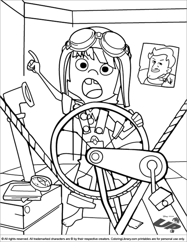  free coloring page for children