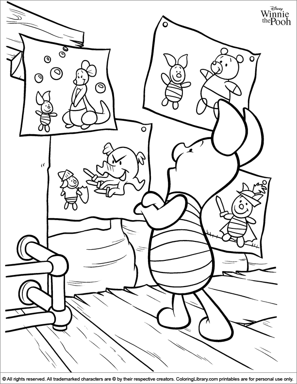  coloring book page