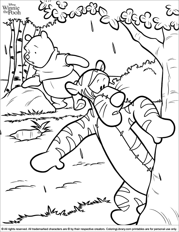  coloring book page for kids