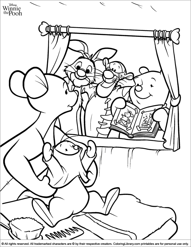  coloring book page