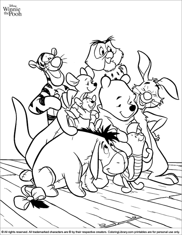  fun coloring picture