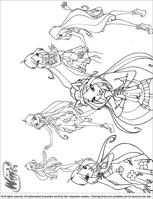  free coloring page for children