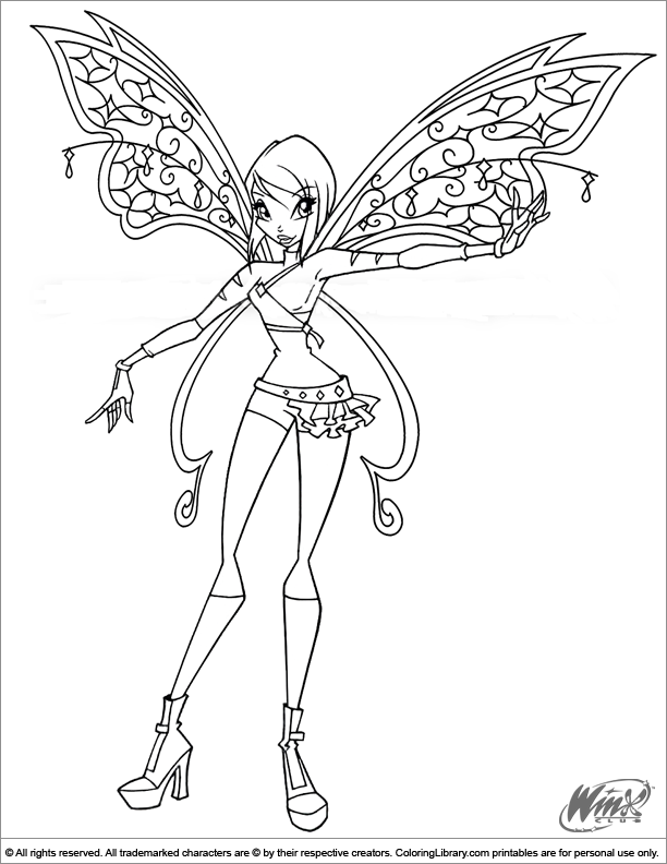  free printable coloring page