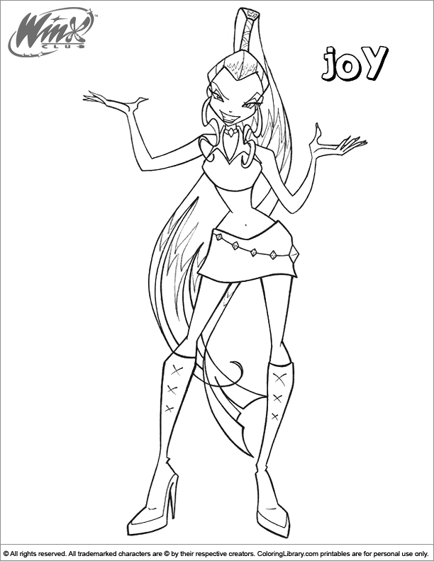  coloring book page for kids