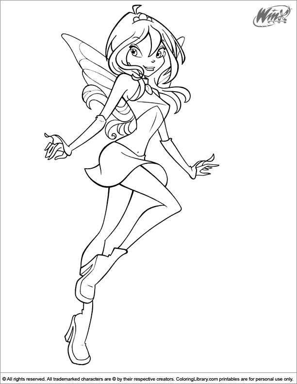  coloring page for kids