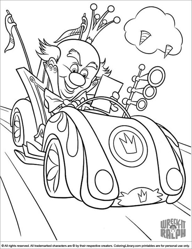  free coloring page for children