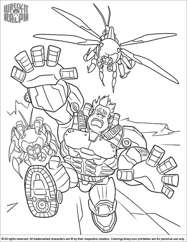  coloring book page for kids