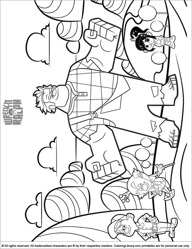  coloring book page