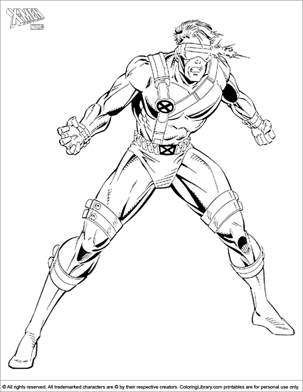 740  Free Coloring Pages X-men  HD