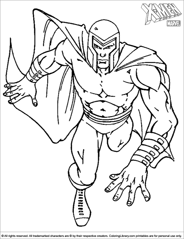 740  Free Coloring Pages X-men  HD